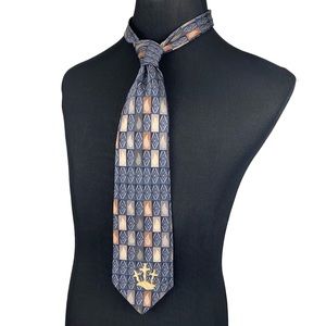 EAGLES WINGS Christian Flame Cross Tie